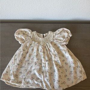 Quincy Mae Carina Dress in Ivory Strawberry